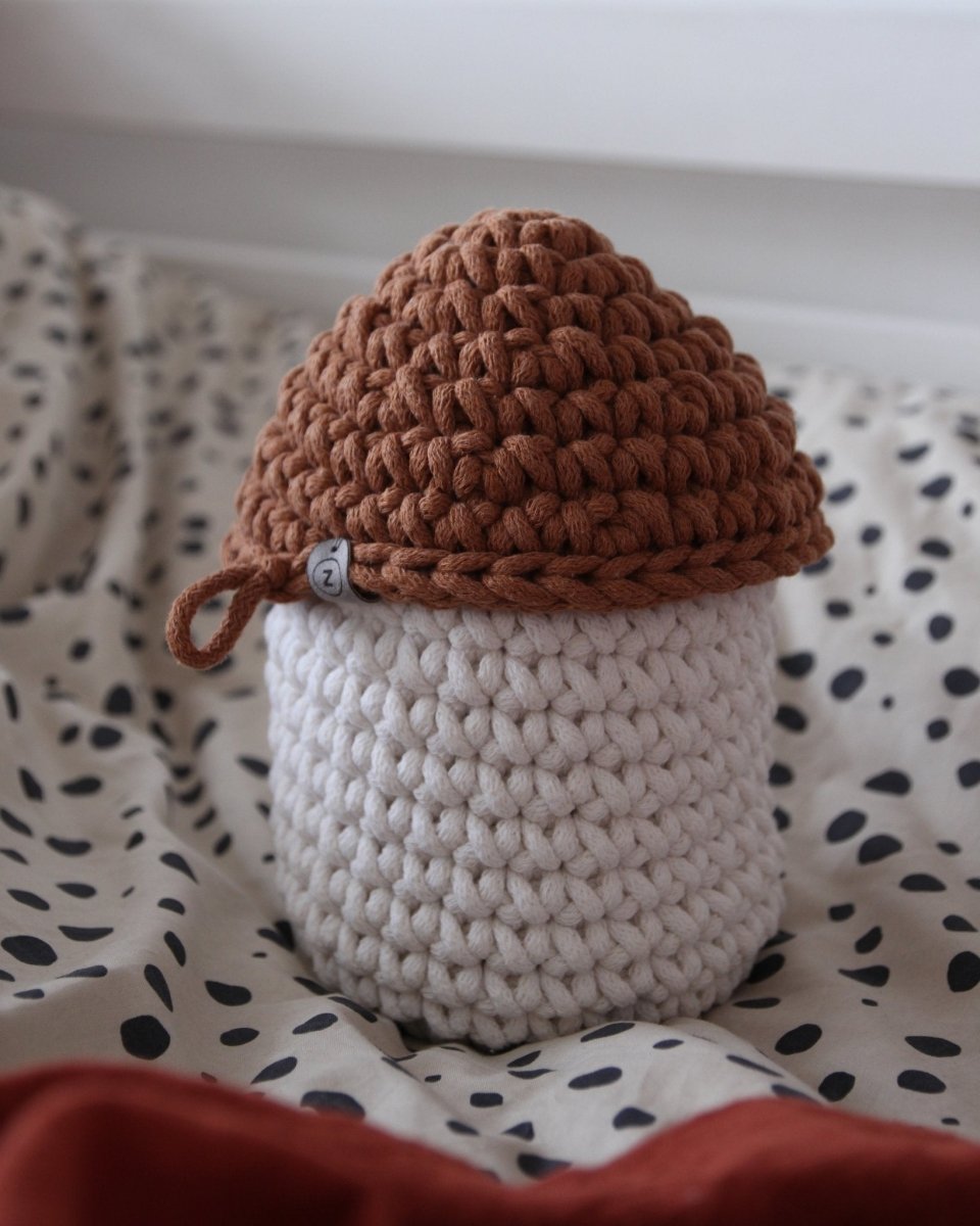 Smurf Basket | IVORY & CINNAMON - Zuri House