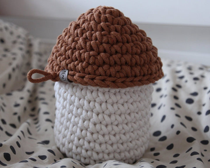 Smurf Basket | IVORY & CINNAMON - Zuri House