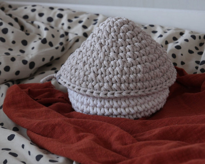 Smurf Basket | IVORY & OATMEAL - Zuri House