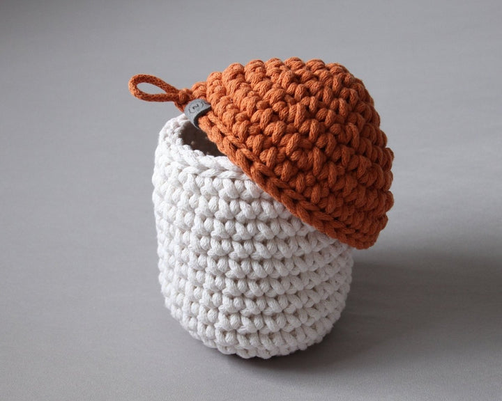 Smurf Basket | IVORY & PUMPKIN - Zuri House