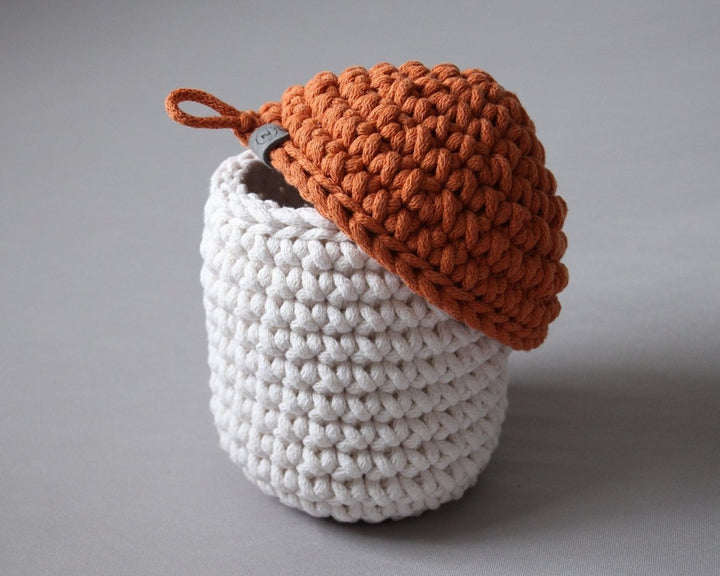 Smurf Basket | IVORY & PUMPKIN - Zuri House
