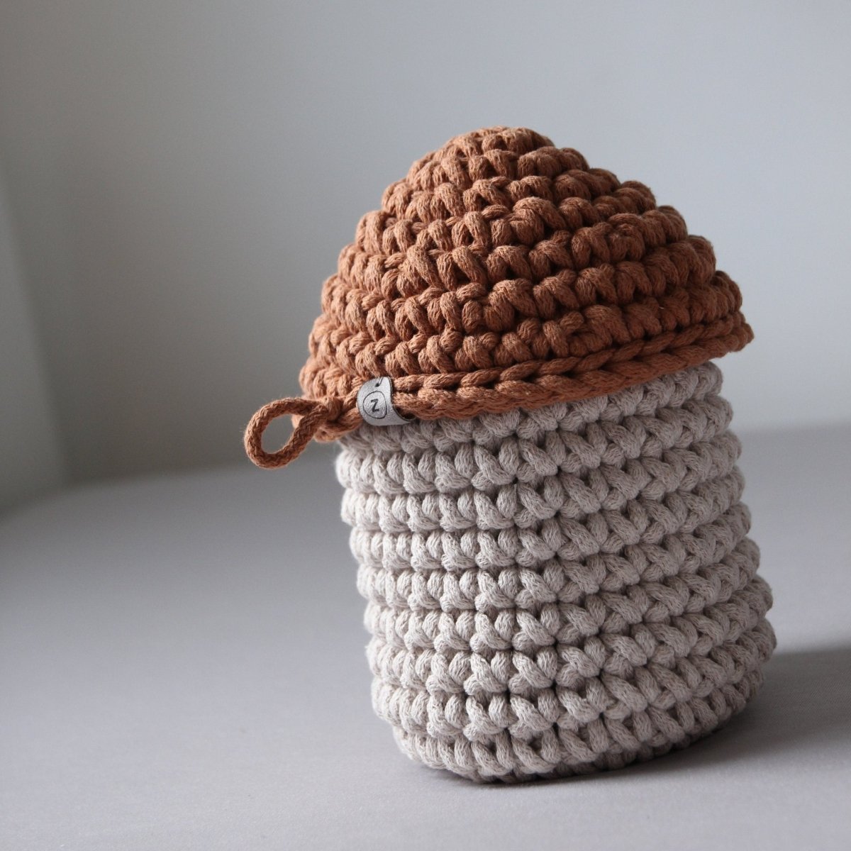 Smurf Basket | OATMEAL & CINNAMON - Zuri House