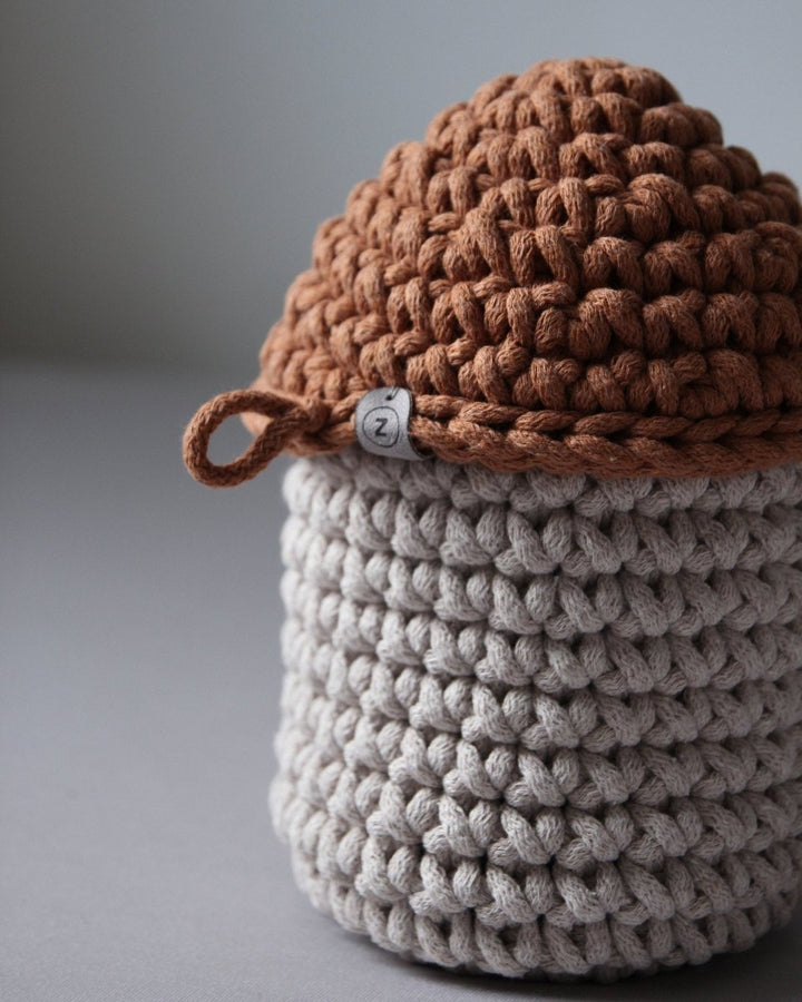 Smurf Basket | OATMEAL & CINNAMON - Zuri House