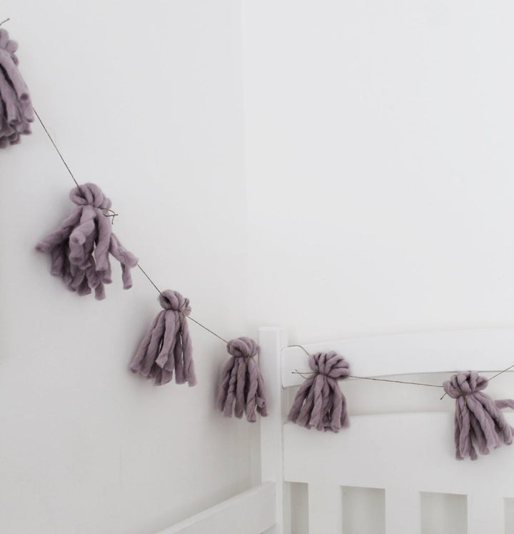 Tassel garland ROSE QUARTZ - Zuri House