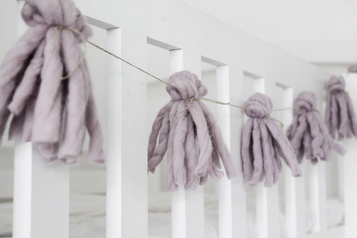 Tassel garland ROSE QUARTZ - Zuri House
